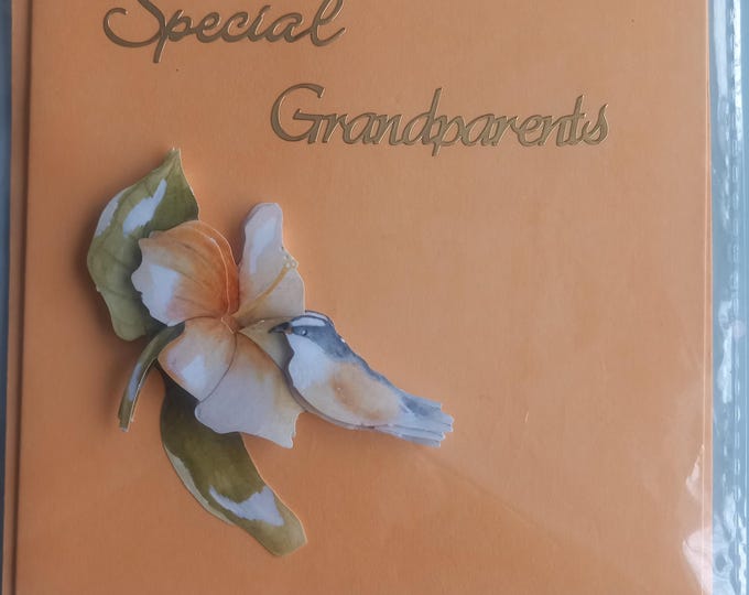Hand made greeting card, Grandma, Grandmother, Nan , Grandparents  , card , blank ,