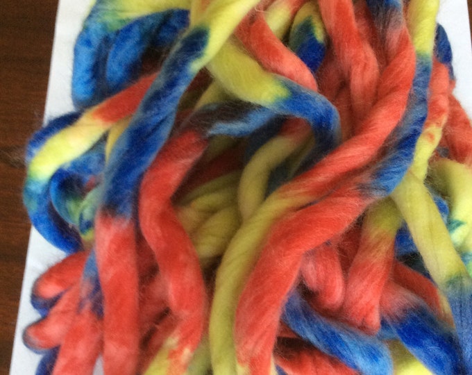 Super chunky arm knitting yarn , multicolour  250g . Freepost  U.K.