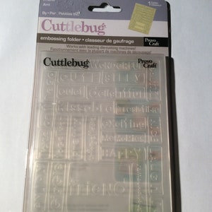 Cuttlebug Embossing Folder African Batik