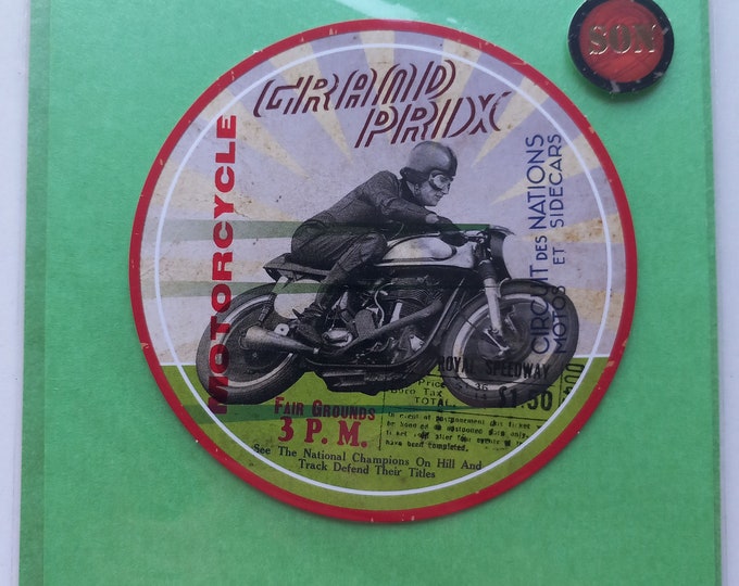 Hand made greeting card Happy birthday SON  , card , blank ,