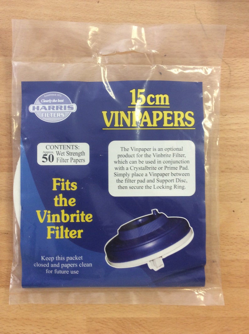 Harris Vinbrite Mk3 Wine Filter Kit Homebrew For Winemaking
