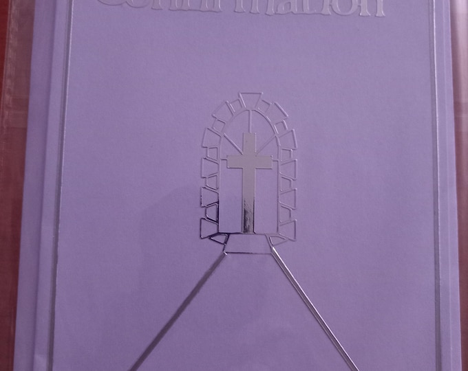 Hand made greeting card ,Confirmation,blank card ,