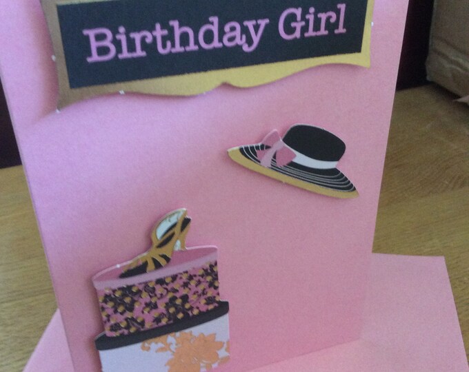 Hand made greeting cards  ,  Birthday card with envelope  , blank card , Freepost uk,
