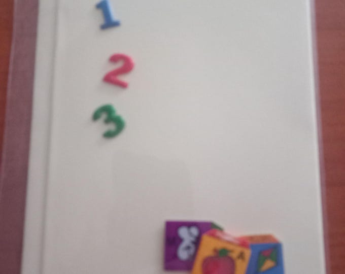 Hand made greeting cards, Children's themes, various designs, left blank