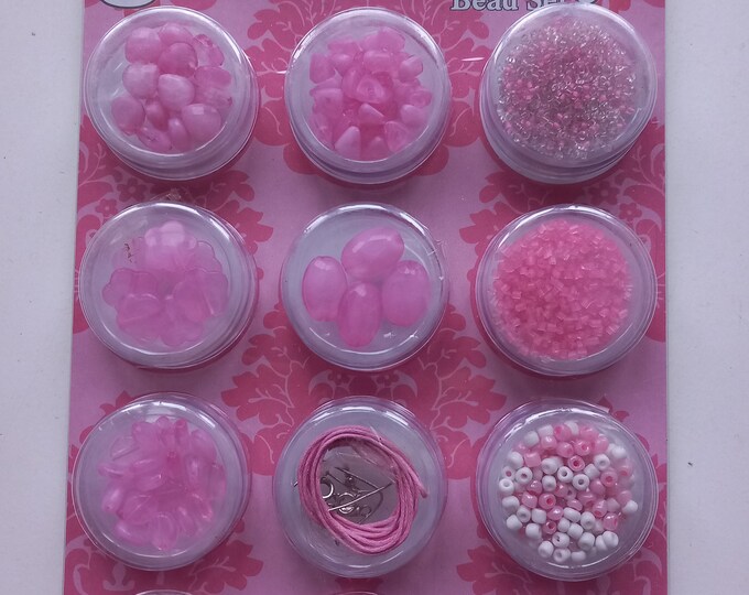 Complete Jewellery Bead Set, 6 colours to choose from , FREEPOST   uk