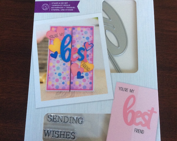 Crafters Companion Gemini, Best Friend stamp and die  set Freepost U.K.