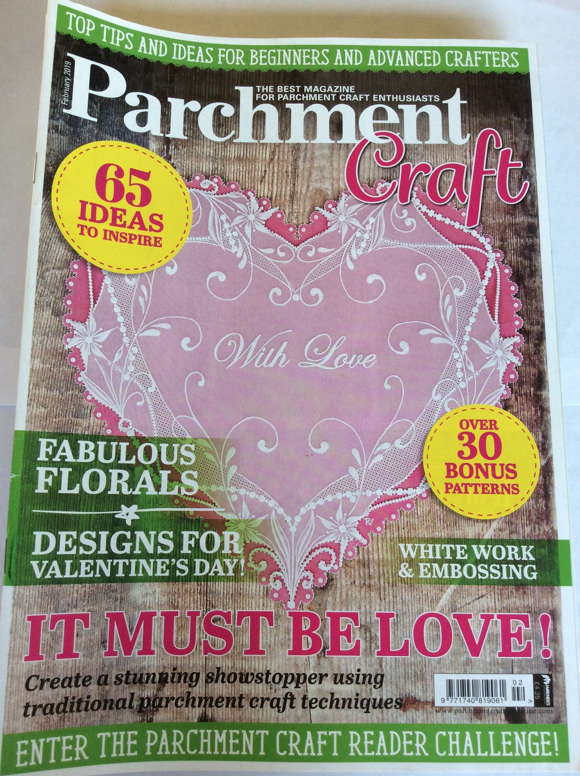 Parchment Craft Magazine February 2019 Freepost Uk Etsy UK