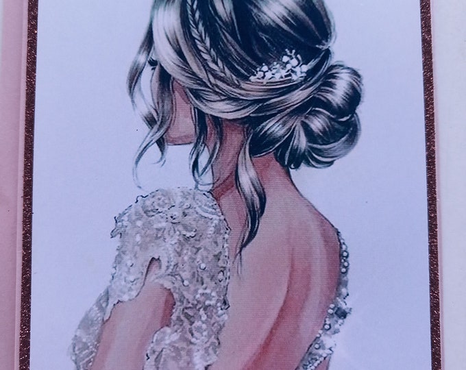 Hand made greeting card  , Ladies that.....blank card ,