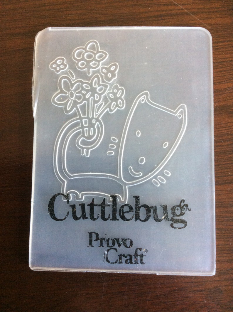 Cuttlebug Provo Craft,pk 4 embossing folders, Animals , 7cm x 5cm, Freepost U.K. image 2