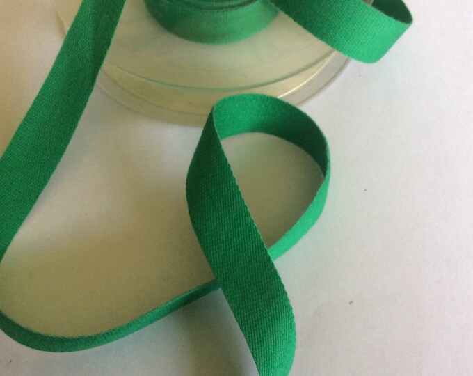 Cotton Tape , 1/2 inch, green  ,