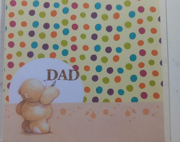 Hand made greeting card , Fishing, for my Dad,A6 card , blank , Freepost U.K. Fathers day