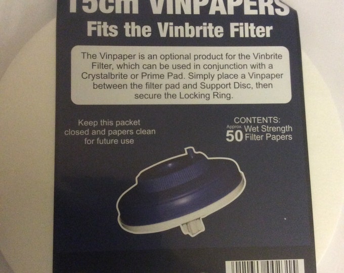 Harris Vinbrte Vinpapers , 15 cm , pack 50 , Freepost  U.k