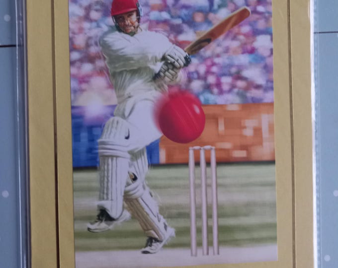 Hand made Birthday card, To a wonderful Boyfriend , left blank inside, A5 card and envelope  (no 101)