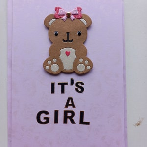 Hand made Baby cards , various colours and designs image 1