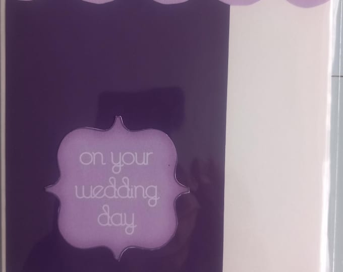 Hand made  card,  Wedding Cards Various designs, left blank inside, card and envelope