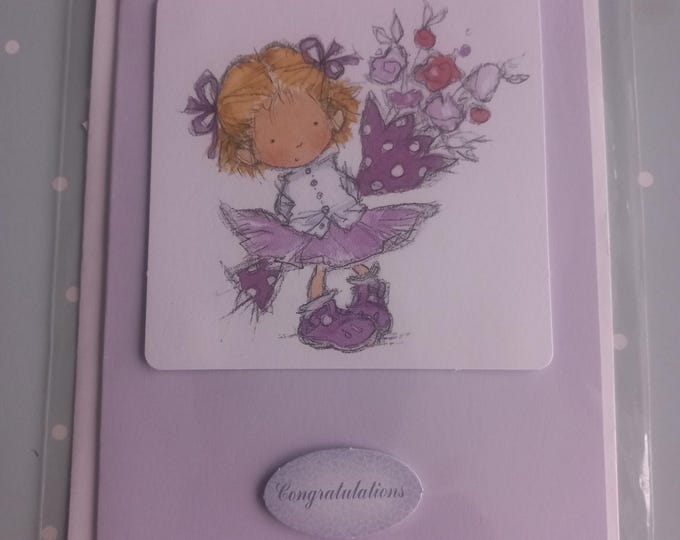 Handmade , Congratulations  card,,  New job, New baby, Wedding, Driving Test, Exams