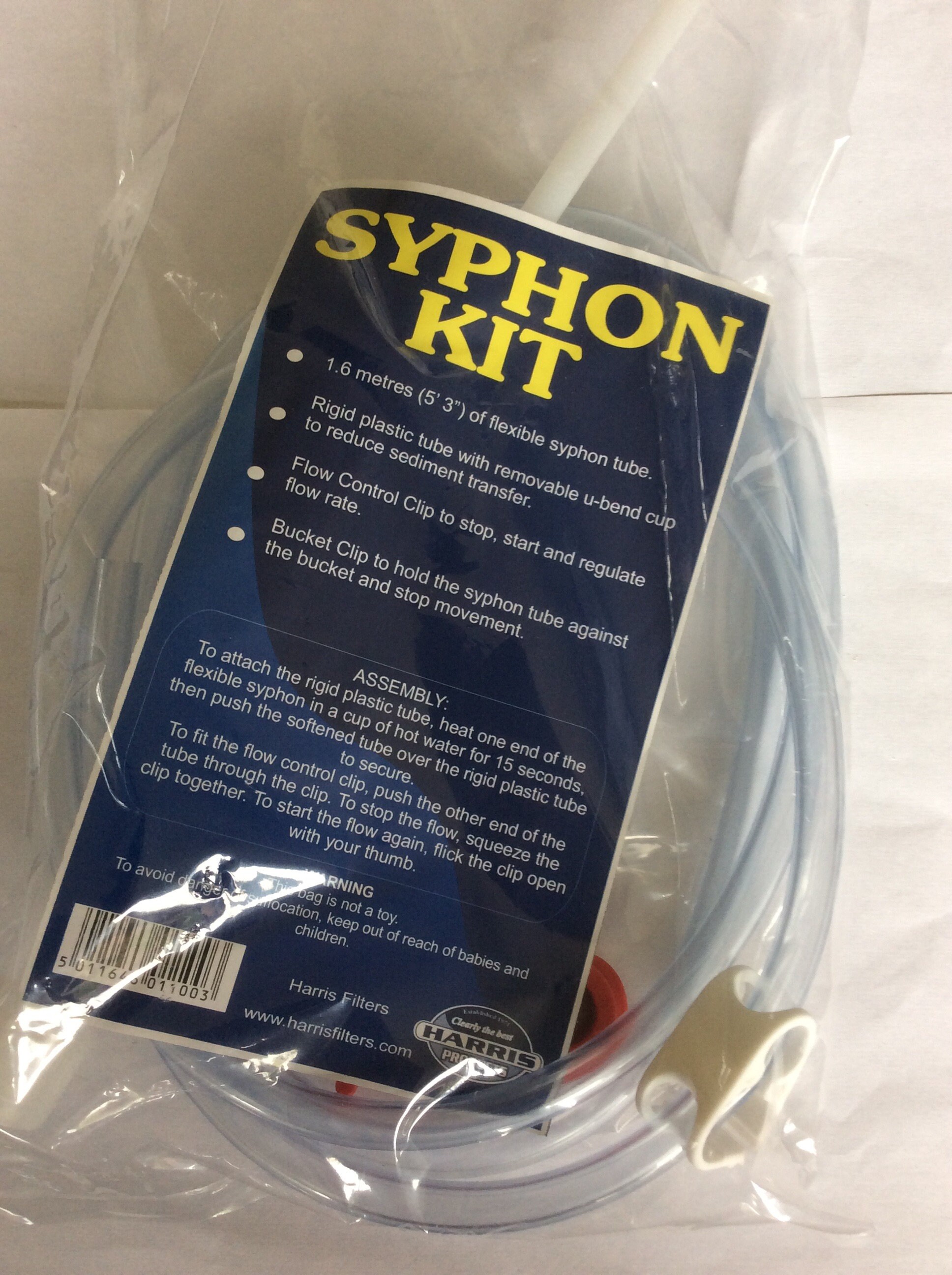 Harris Homecraft Syphon Kit 1.6 Mtr Tube Homebrewing Etsy