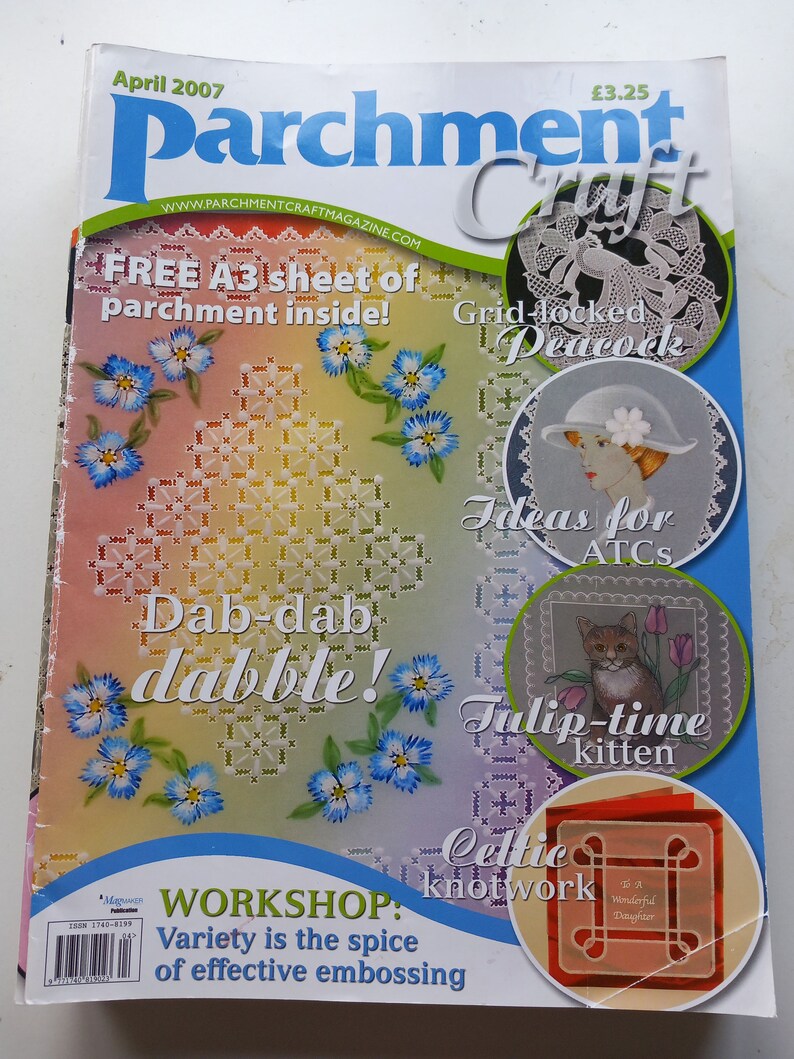 Parchment craft magazine June 2009, Freepost uk,ki APRIL 2007