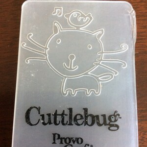 Cuttlebug Provo Craft,pk 4 embossing folders, Animals , 7cm x 5cm, Freepost U.K. image 5