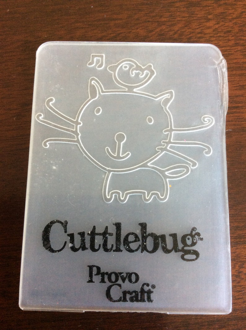 Cuttlebug Provo Craft,pk 4 embossing folders, Animals , 7cm x 5cm, Freepost U.K. image 5