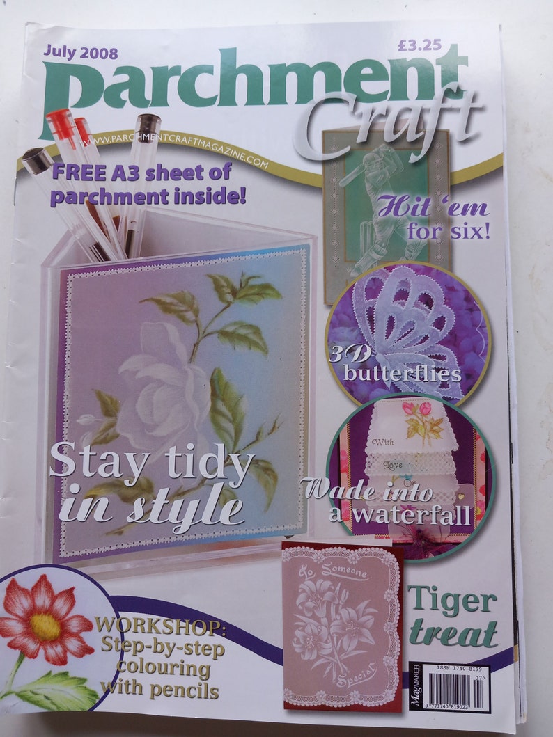 Parchment craft magazine June 2009, Freepost uk,ki image 8