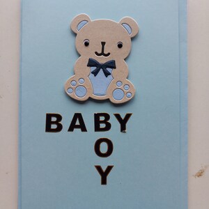 Hand made Baby cards , various colours and designs image 2