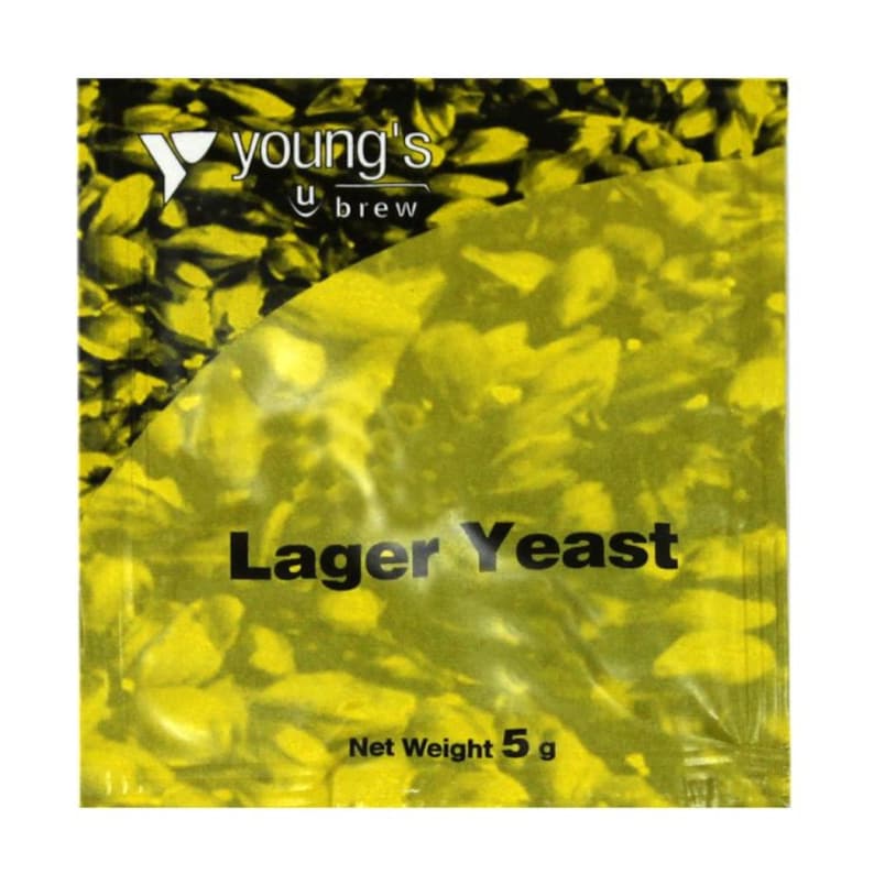 Young/'s Lager Yeast pk 4 Sachets 5g homebrew lager making