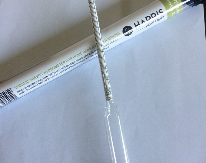 Hydrometer, wine and beer , Harris Homecraft, Homebrew2u, Freepost U.K.
