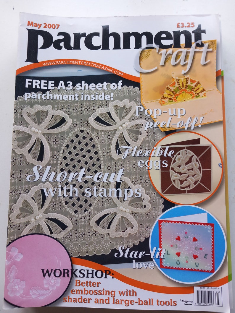 Parchment craft magazine June 2009, Freepost uk,ki image 4