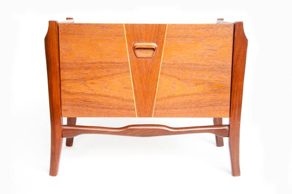 1950s Pair Nightstands Mid Century Modern Scandinavian Design Vintage Bedside Table Cabinet Bedroom Furniture End Tables
