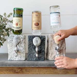 Granite Stone Drink Dispenser: Coastal Liquor & Wine Server