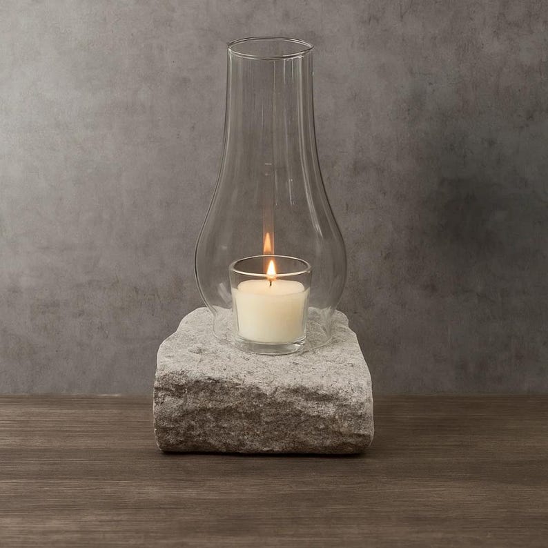 Funky Rock Designs Hurricane Candle Lamp - Thumbnail 2