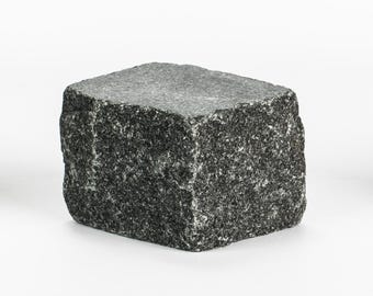 Black Granite Short Stand – Stone Drink Dispenser Pedestal