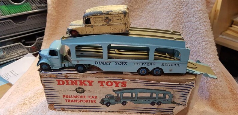 dinky toys car transporter
