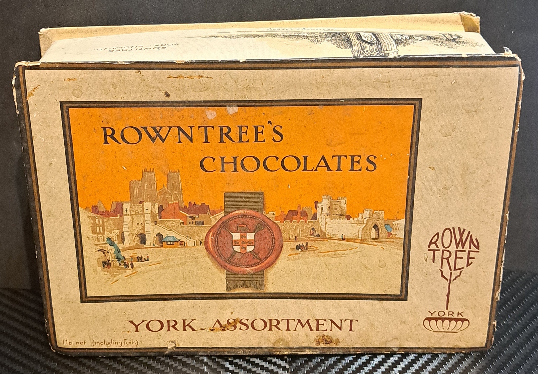 A Rare Antique Vintage Rowntree's York Seal Assortment Chocolates Box ...
