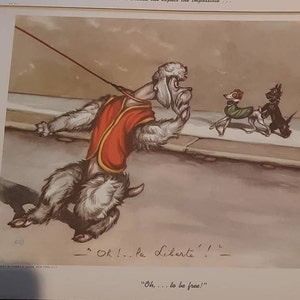 Boris O&#39;Klein Naughty/Dirty Dogs of Paris - Sidney Lucas - impression au choix ou multiples (6) disponibles)