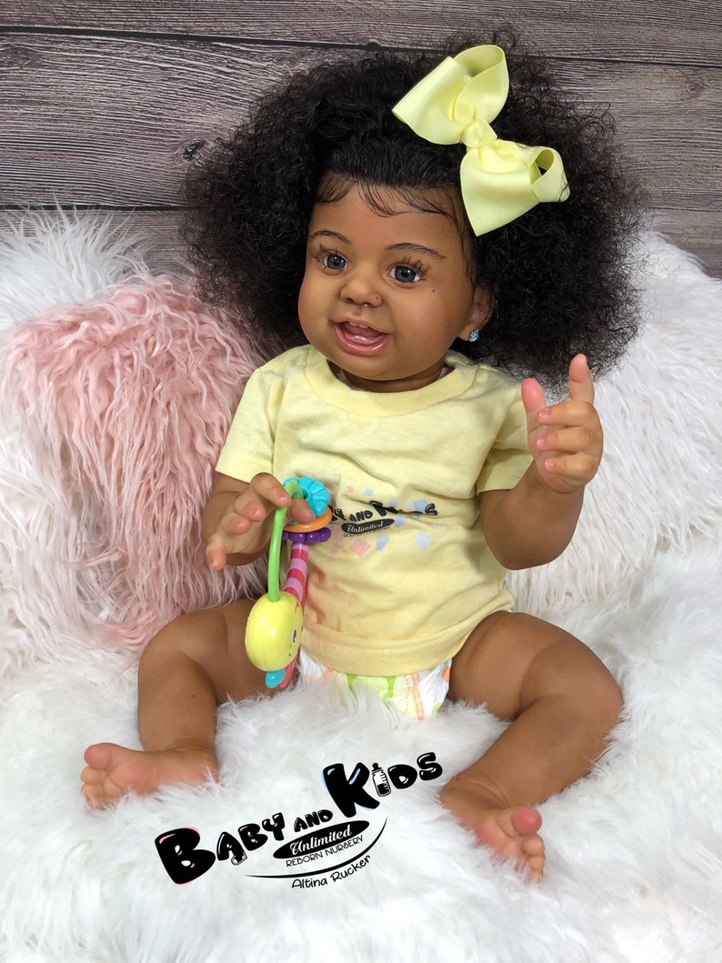 AA reborn toddler African American reborn baby girl life Etsy
