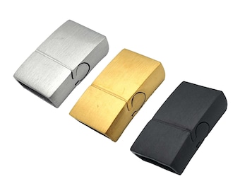 Magnetische armbandsluiting van geborsteld roestvrij staal: 8 mm/10 mm Sieraden maken