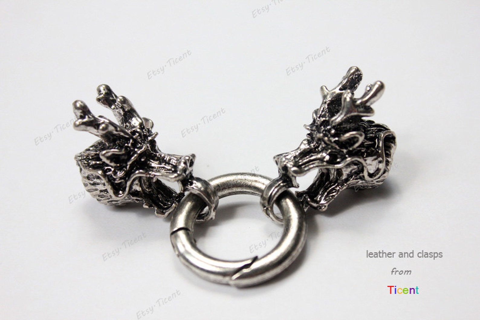 Dragon Clasp for Dragon Jewelry Making 9mm 11x7mm Hole Etsy