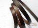 10mmx2mm Distressed Dark Brown Leather Cord 10mm Flat Leather Bracelet Strip GF10M-128 