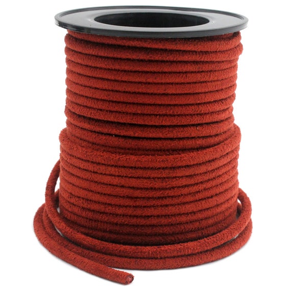 10 Yards Packing 3mm Leather Laces Available in 1 Yard Bolo 25 Yards, Black 602 Round Braided 5 Yard