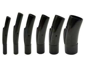 Fermoir à baïonnette ShapesbyX en acier inoxydable 8 mm 6 mm 5 mm 4 mm 3 mm 2 mm pour la fabrication de bracelets noir et or 1 pièce MT8M527-1