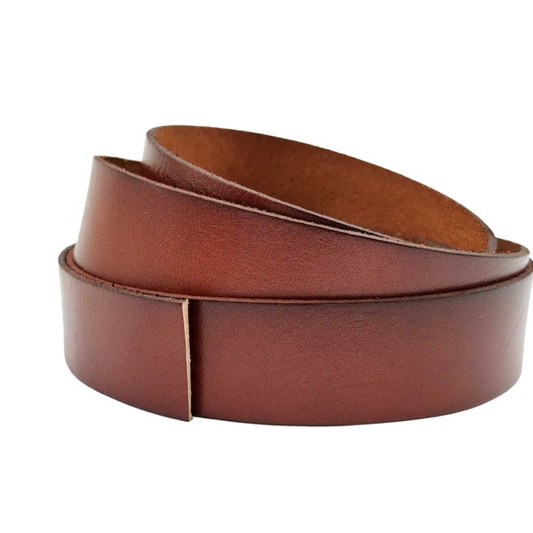 ShapesbyX 20mm Wide Distressed Brown Flat Leather Strip 2/5 Inches Leather Band 20mmx2mm Genuine Leather GF20M106