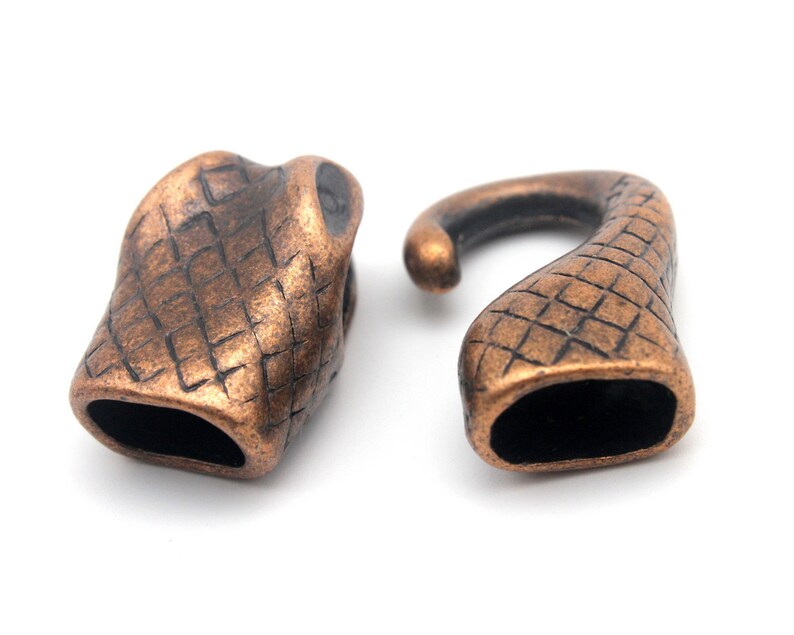 Snake Head Hook Clasp Antique Copper Metal Closure for 10x6 Etsy