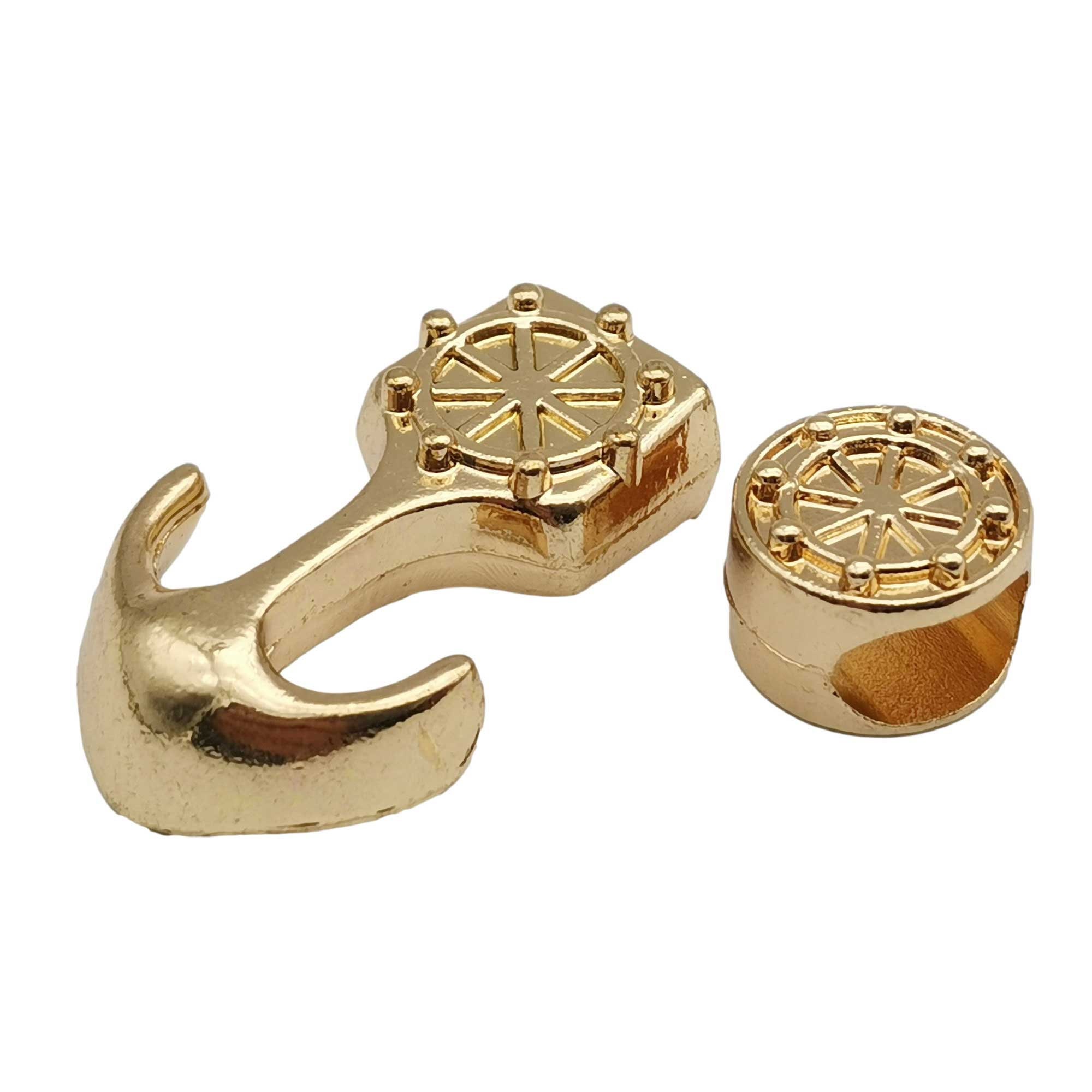 3 sets Gold Anchor Hook Clasps for Anchor Bracelet Making End Etsy