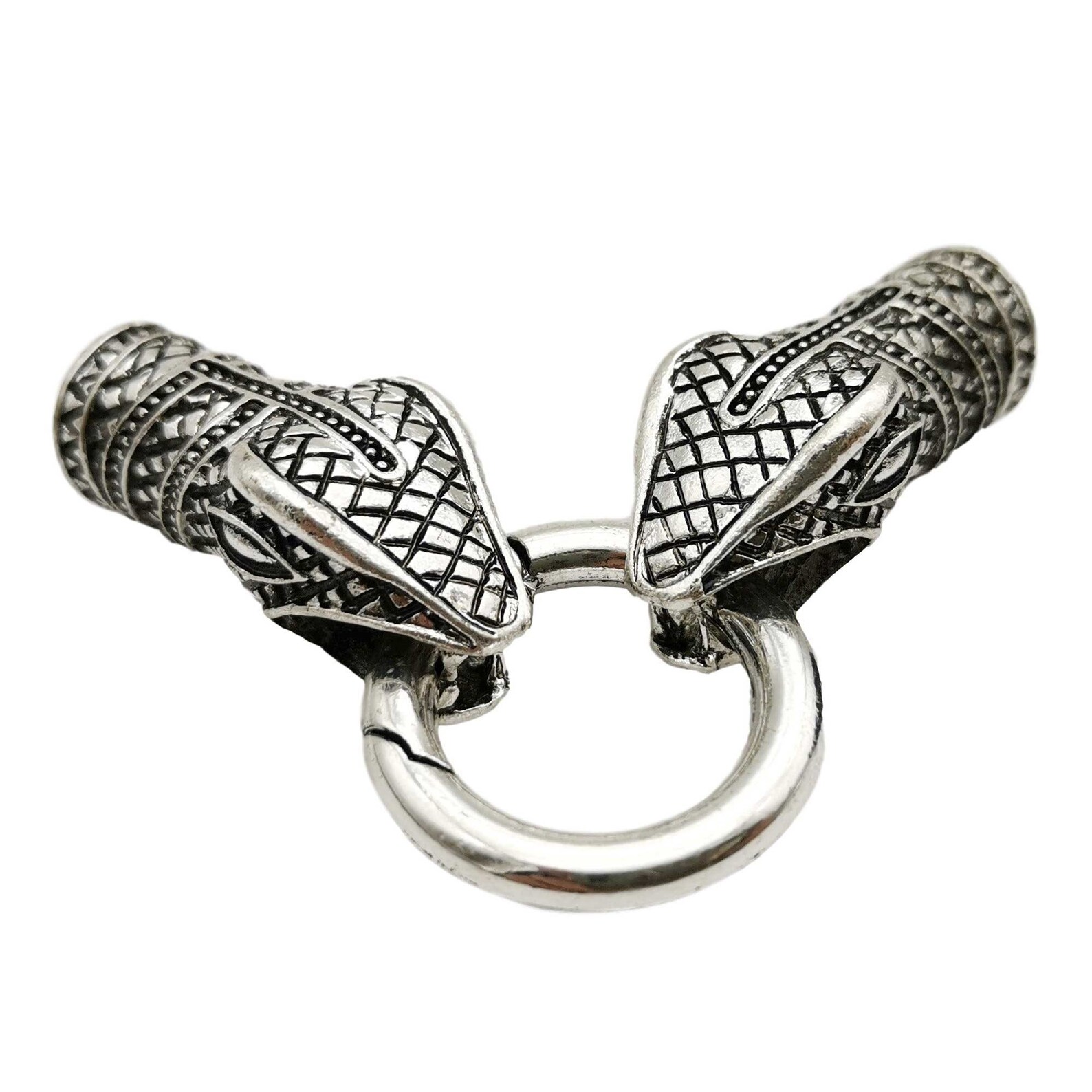Snake Charm Clasps Antique SilverSnake Bracelet Making End Etsy