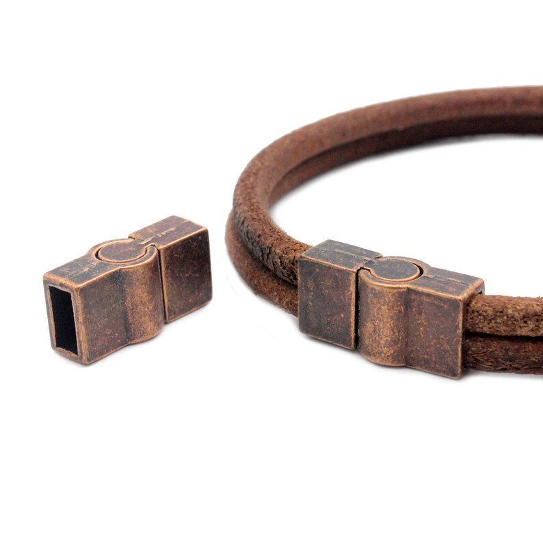 3 Pieces Clasps Antique Copper Mechanism Lock Etsy