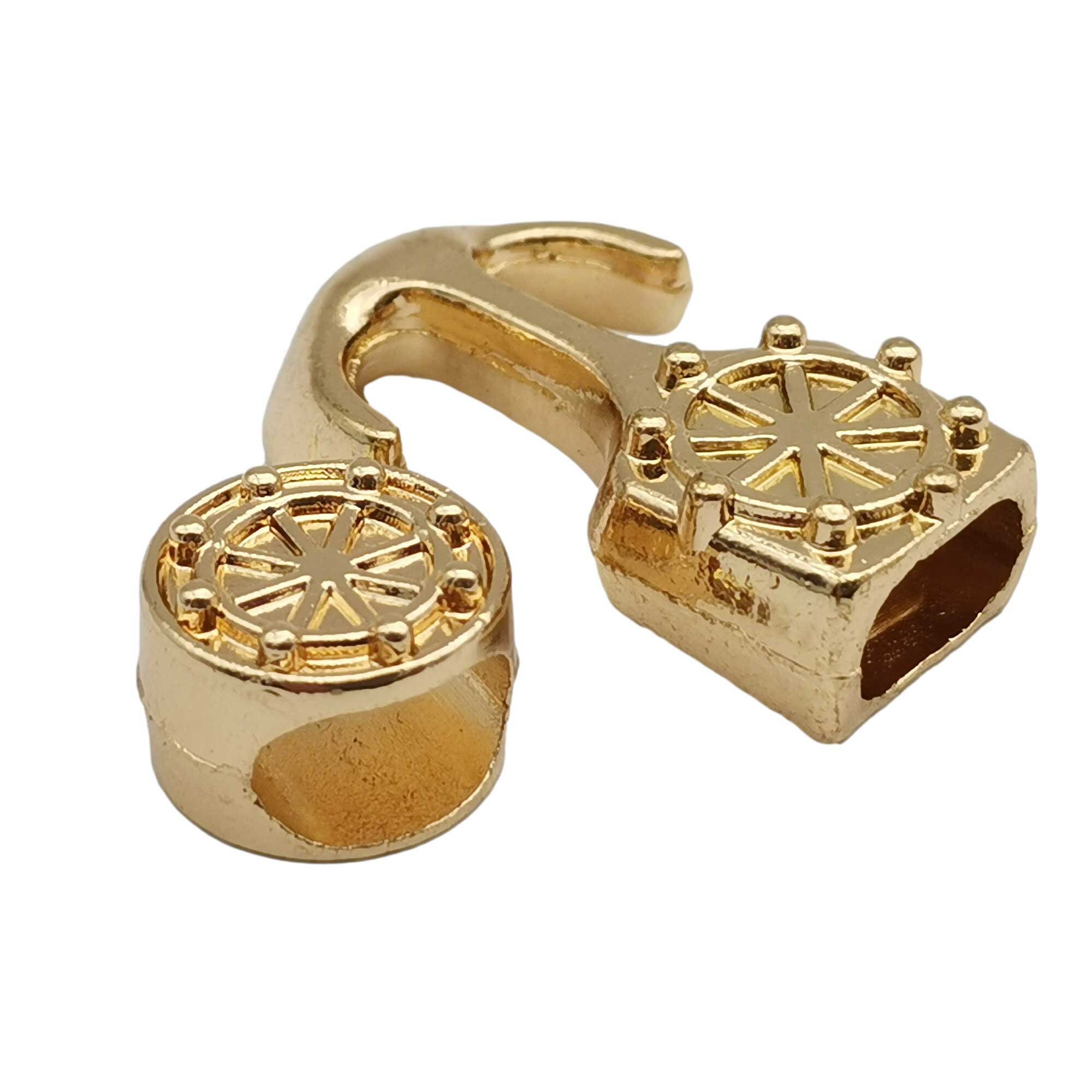 3 sets Gold Anchor Hook Clasps for Anchor Bracelet Making End Etsy