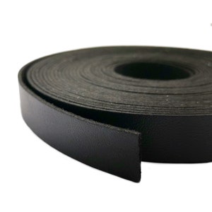 ShapesbyX 5 Yards 20mm Faux Suede Leather Microfiber Strip Black Soft and Flexible CS20M51 15mm 5 Yards