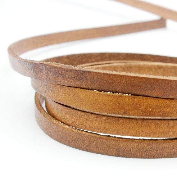 shapesbyX-10mm Flat Leather Strip 10mmx2mm Leather Strap for Jewelry M